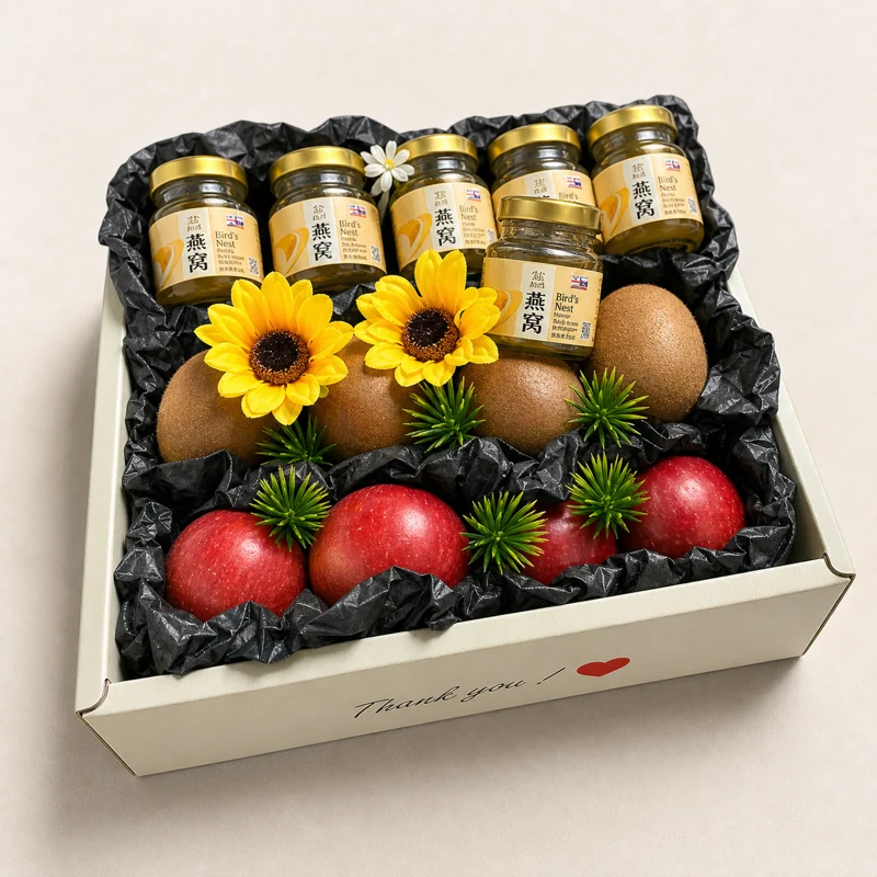 Emerald Garden corporate gift fruit basket